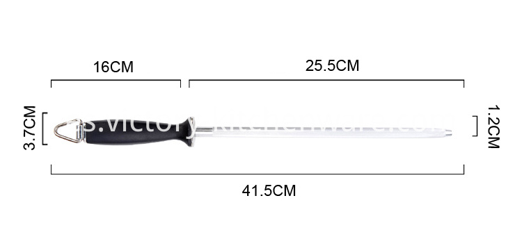 10 pulgadas de acero afilado 10in sharpening steel
